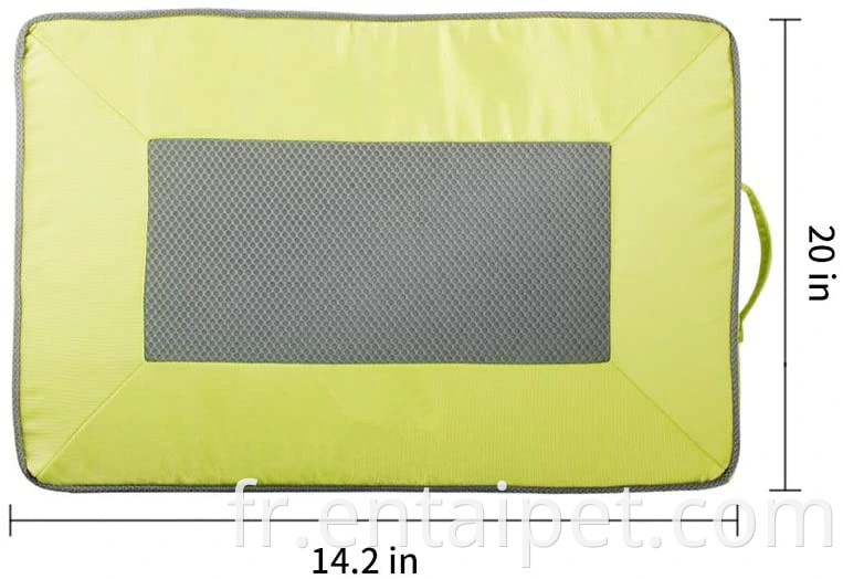 Produit de compagnie Pet Pet Cool Mat de chien Cool Mat de chien refroidissement Pad Dog Lad Mat